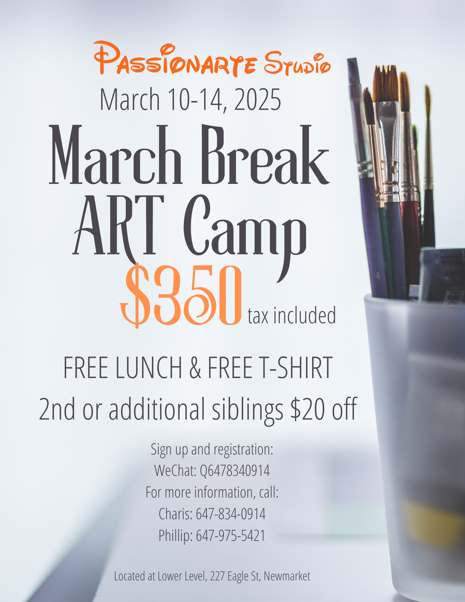 Passionarte March Break 2025